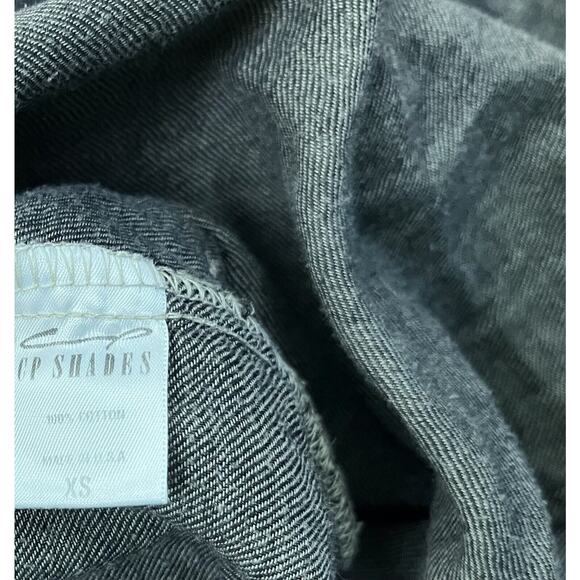 CP Shades Plaid Button Up Tunic Shirt Long Sleeve Collared Pockets Size XS - Picture 5 of 6